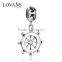 Sailor's Gift Ship Rudder Shaped Solid Silver Pendants