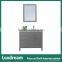 24'' Grey Bathroom Vanities With White Carrara Marble Top