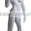 abstract big breast female mannequins with egg head