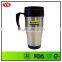 Metal Type Insulated Stainless Steel Thermal Mug for Coffee 14 Ounce