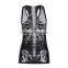 Quality X-ray-Skeleton Skull Clubwear Punk T-Shirt Print Tank Top