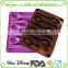 100% food grade characteristic lovelly spoon shaped silicone ice/chocolate mould