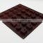 Wholesale easy pop out FDA food grade non stick 30 cavity silicone chocolate mould china