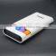 4pcs 18650 battery power bank high capacity display Tomo power bank for pad cellphone