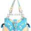 Wholesale Rhinestone Buckle Design Cutout petal pattern purses