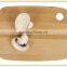 Lovely Simple Mushroom Bamboo Chopping Board Set with Coin Hole