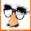 High Quality Fake Beard Nose Crazy Party Plastic Novelty Funny Glasses with Eyebrow Mustache
