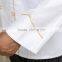 White customized with good quality double breasted cotton/polyester hotel chef uniform