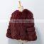 120208 High quality fox fur coat/winter clothes