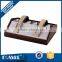 Unique 6-Grid wooden belt display rack for Belt Shop display rack