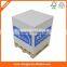 4 sides print custom logo Memo Pad With Wood Pallet case Memo Cube