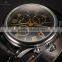 KS Mens Leather Band Analog Automatic Mechanical Fashion Watch
