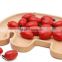 Elephant shape tray,kids breakfast tray,natural wooden tray