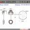 M20 IP68 3pin power connector for solar inverter