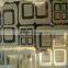 Acid etched color mirror popular in iraq market