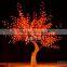 2m super simulation purple led lighted cherry flower tree