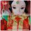 11 inches collectible Chinese plastic bride doll dress