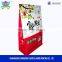 Hot sale and customized print snack food plastic flat bottom side gusset bag