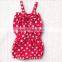 High quality wholesale boutique baby clothes cotton romper summer jumpsuit new baby name girl