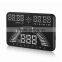 S7 5.8 inch head up display hud for car speed display with speed and overspeed
