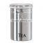 Stainless Steel Coffee Canister with Scoop and Tea Canister set