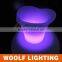 Electronic Illuminated led Flower Pots remote control led flower pot