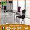 TH299 low price tempered glass dining set design