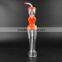 Skirt shape plastic beach fruit juice cup