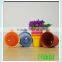 Wholesale colorful plastic flower pot decorative garden plastic flower pot