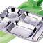SS18/8 Stainless Steel Fast Food Tray