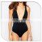 PETITE Plait Back Plunge one piece swimsuit