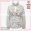 women latest blank shirt design new model ladies short long sleeve plain dyed daily white blouse
