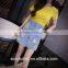 japanese style beautiful girl high waist embriodery mini jean skirt