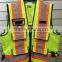 en iso 20471 reflective work safety vest pockets