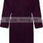 Top quality custom design soft 100 cotton bathrobe wholesale
