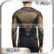 Mens Camo Fitness Clothes Compression Camouflage Sublimate Shirt Fitness Wear