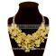 Western style luxury fashion necklace candy color flower jewellery