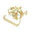 New Stainless Steel jewelry set Necklace gold color ladies necklaces