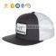 wholesale black 100% cotton blank embroidery patch mesh snapback trucker caps/hats