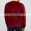 Soft Velour And Ribbed Trims Embroidered Logo Sweatshirt Fashion