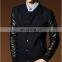 Fashion Woolen Vasity Leather Sleeves Man Jackets,clothing manufactures