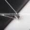 Fashion Lover's Cylindrical Shape Pendant Necklace Stainless Steel Titanium Black Trendy predant men women zirconia jewelry