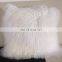 Factory wholesale fluffy and soft real mongolian lamb fur pillow cover fur pillow cases