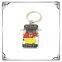 Custom clamp shaped metal keychain