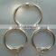 Factory price metal steel rings/spring metal ring for metal tag/luggage tags