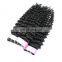 Factory direct Malaysian human virgin 9A grade hair weaving in deep curl wholesale price