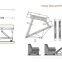 1-Stage Pull Out Sofa Bed Mechanism SEC00#