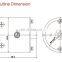 Chrome 12V 1.6KW electric car dc motor