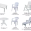 outdoor garden beach chair, umbrella