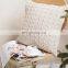 wool knitting square cushion throw pillow cover